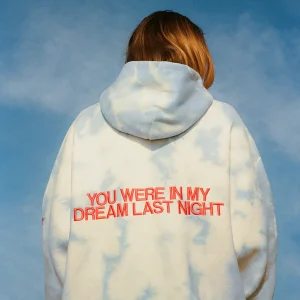 "Dream" Oversized Lux Hoodie in Sky Blue