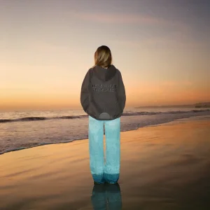 "Yin+Yang" Let's Watch the Sunset Oversized Lux Hoodie