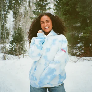 "Dream" Oversized Lux Hoodie in Sky Blue