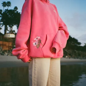 "Gift Giving" Oversized Lux Hoodie in Vintage Washed Pink